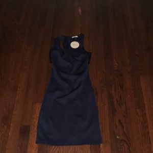 Mini navy dress XS new with tags